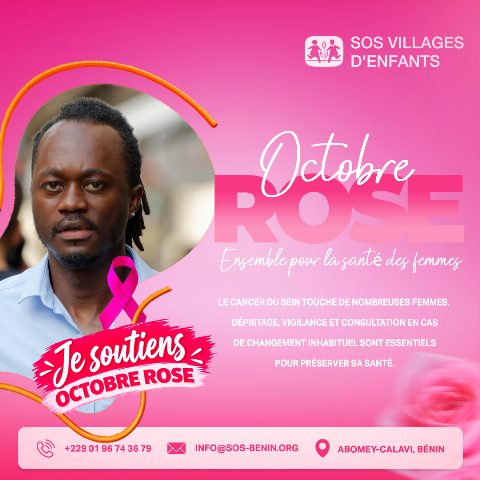 Badge Octobre Rose