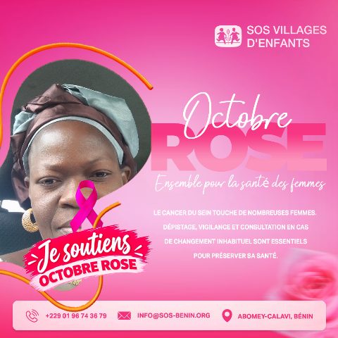 Badge Octobre Rose