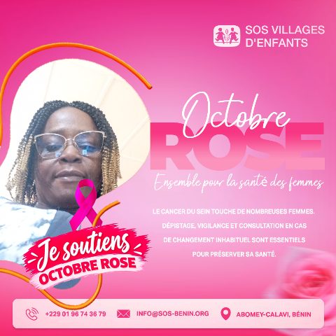 Badge Octobre Rose